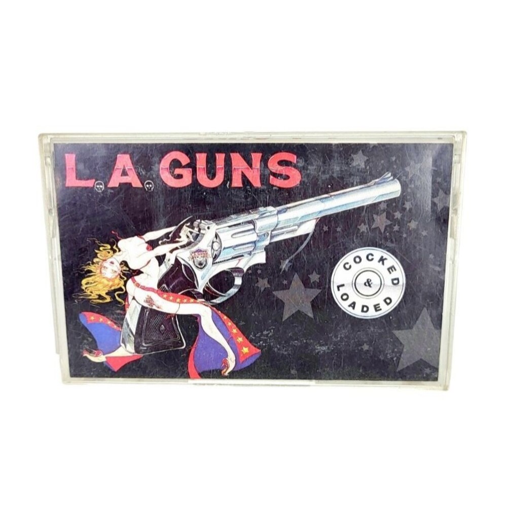 L.A. Guns Cassette Tape Cocked & Loaded LA Vintage 80s Rock